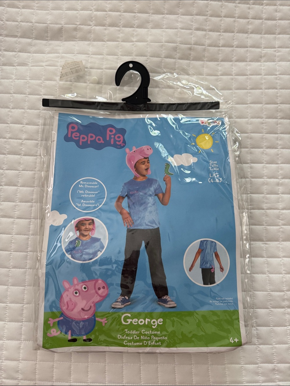 Peppa Pig George Costume in Blue and Pink